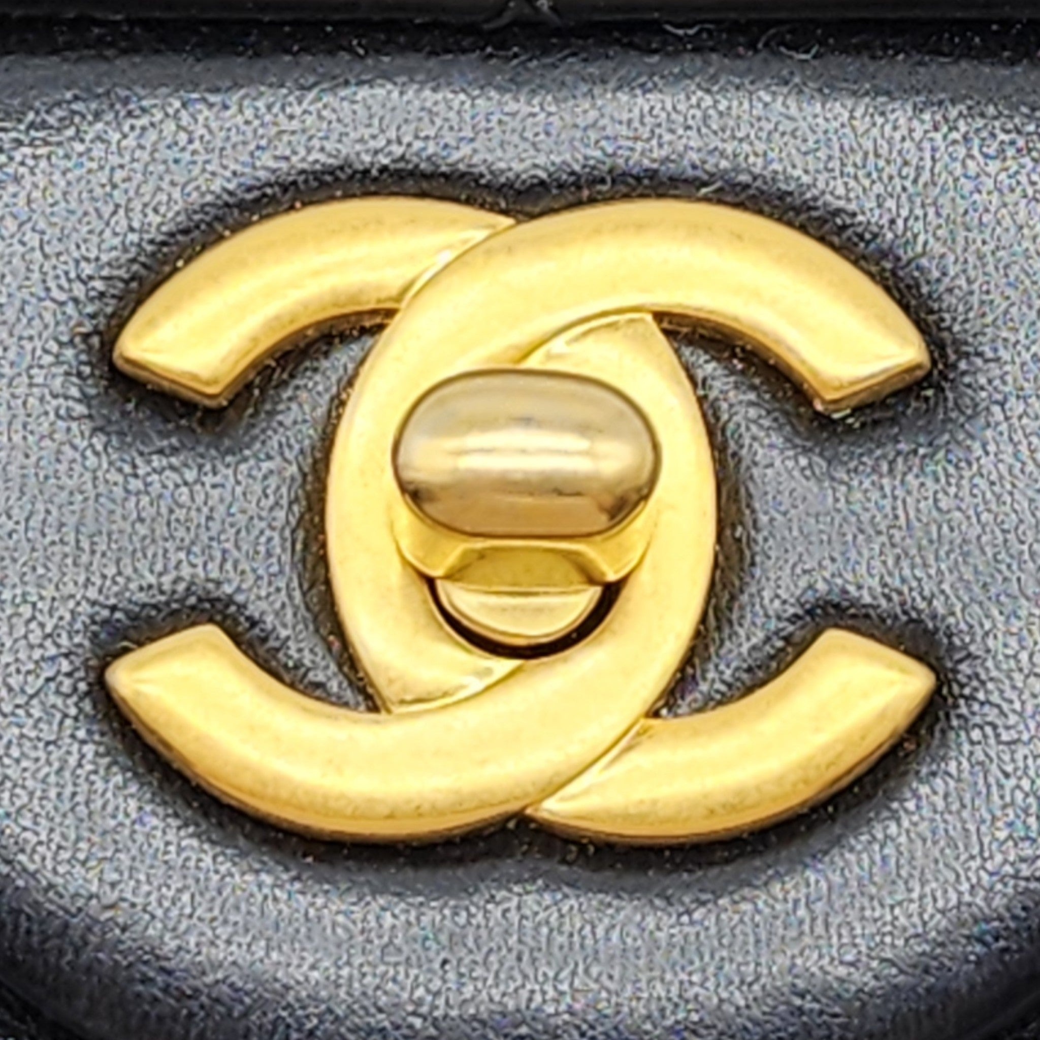 Chanel Quilted Lambskin Leather Pearl Crush Mini Flap Bag in Black - 6