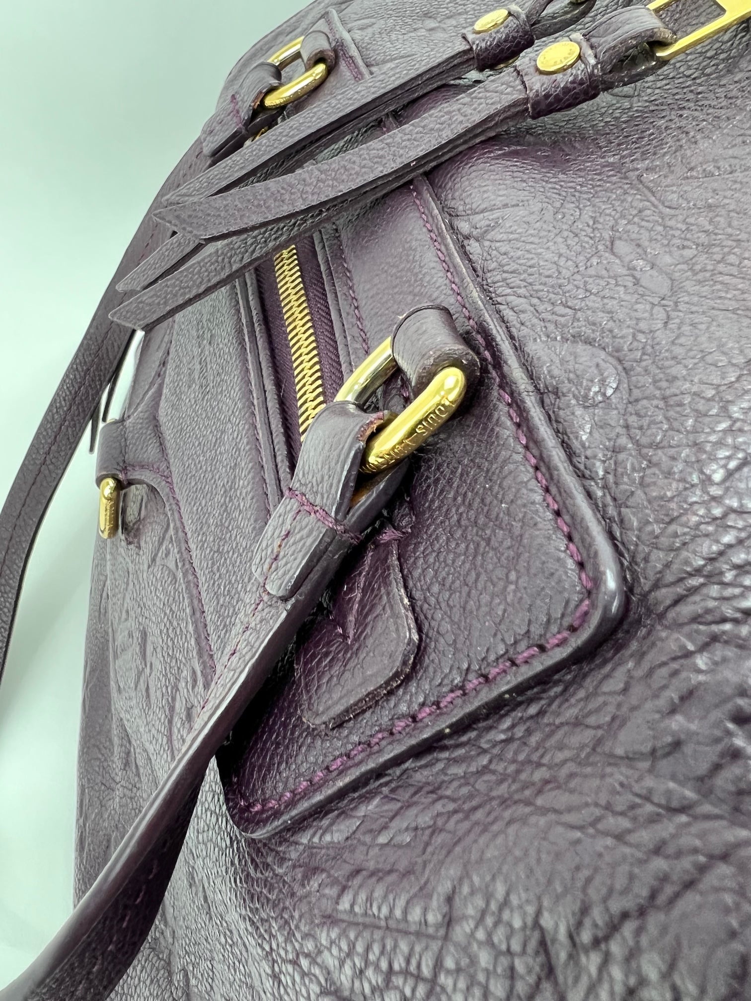 Louis Vuitton Louis Vuitton Handbag Lumineuse Monogram Empreinte Leather  Purple W/insert preowned | gmayer1 | REVERSIBLE