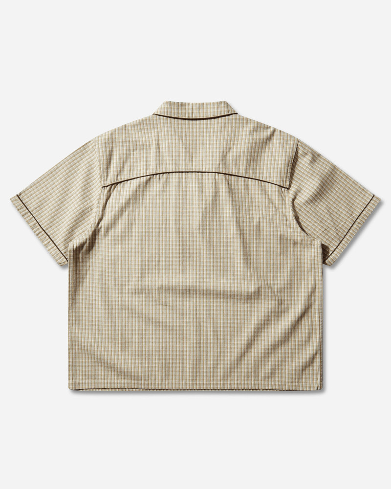 BRAIN DEAD Check Western Shirt Taupe outlook