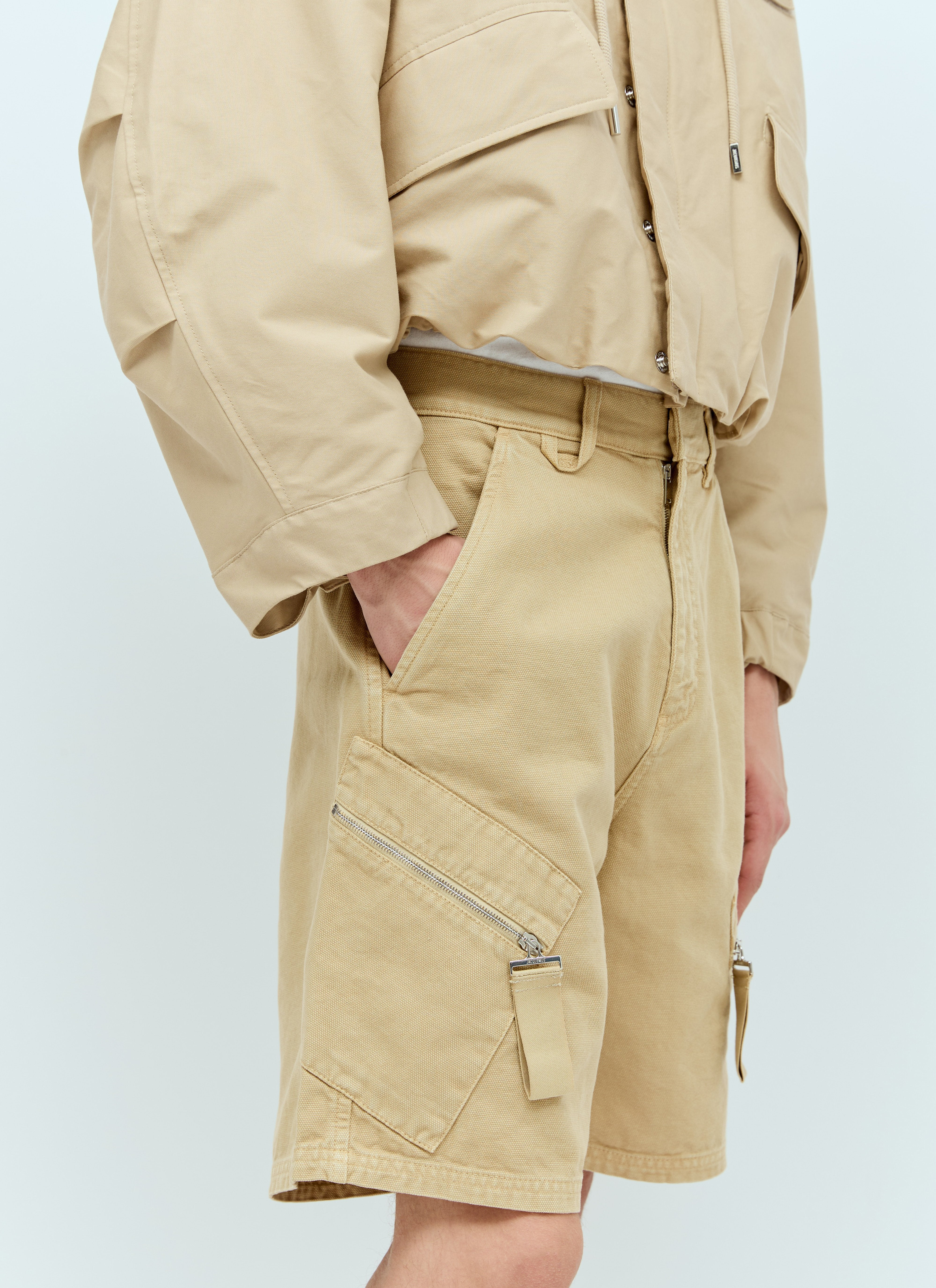 Jacquemus Men Le Short Marrone - 4