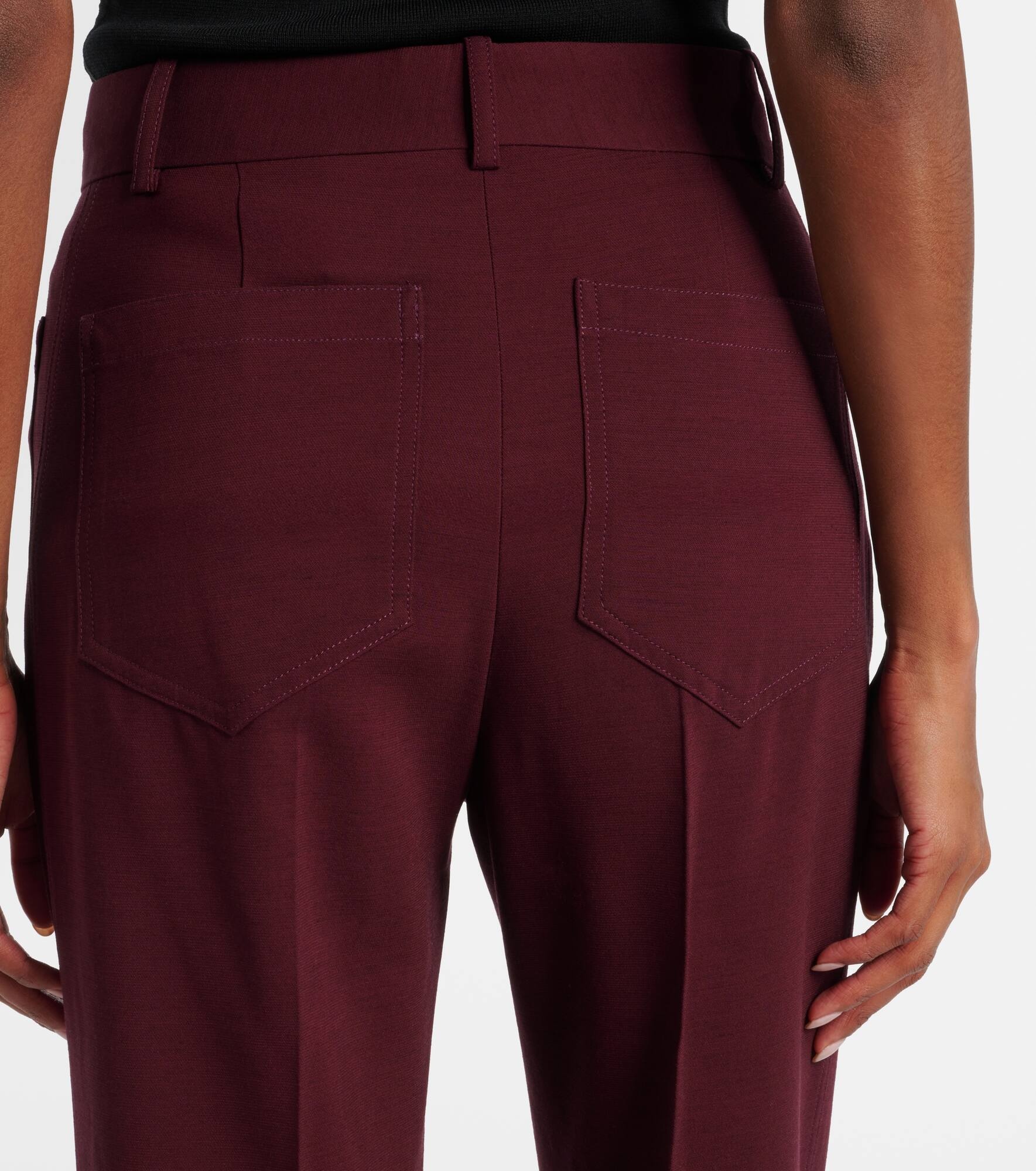 Alina high-rise wide-leg pants - 6