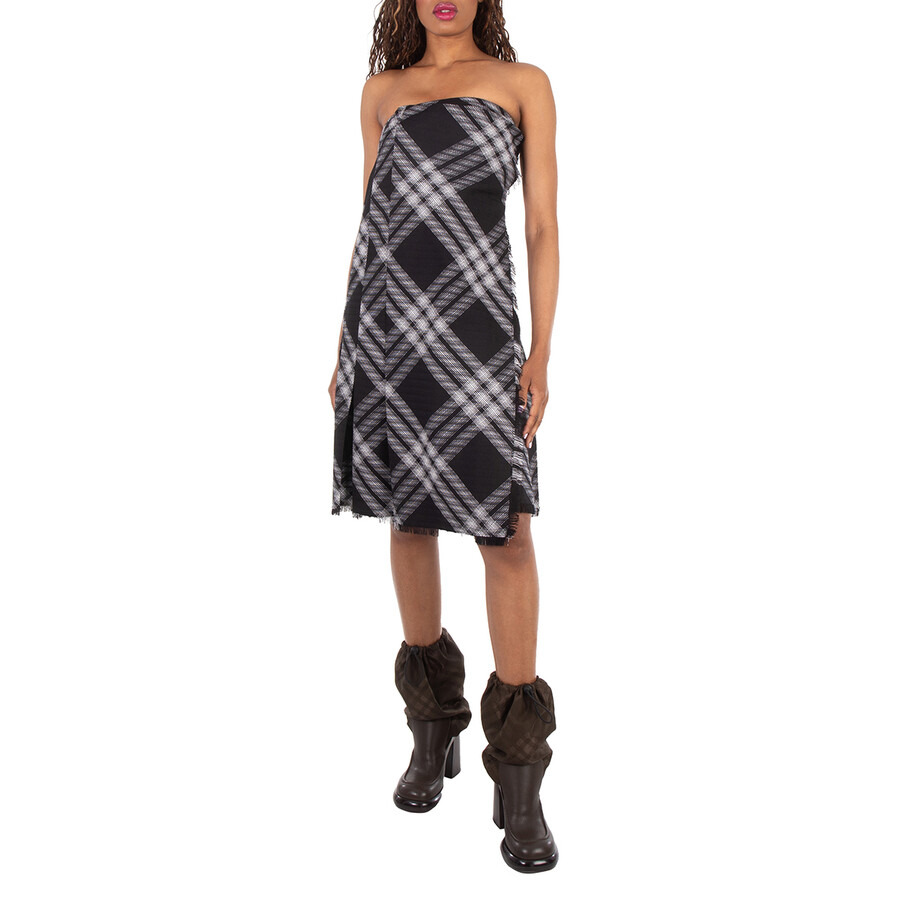 Burberry Checked Wrap Minidress - 3