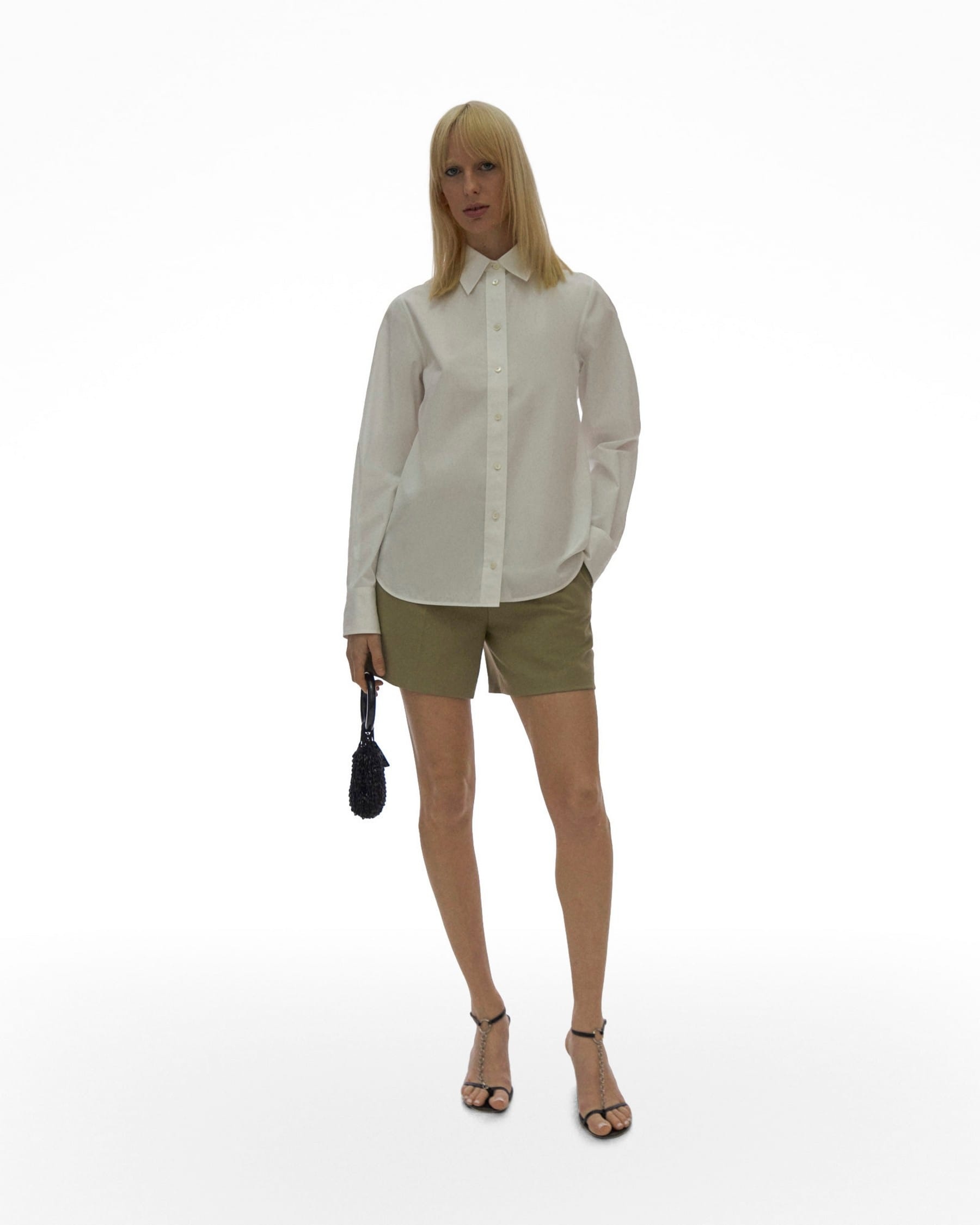 CUT-OUT POPLIN SHIRT - 2