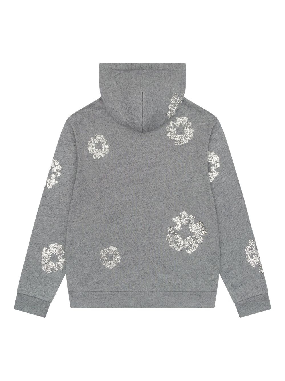 Swarovski Wreath "Grey" zip hoodie - 2