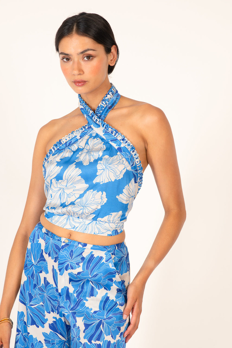 Top Suma - Blue Flower Bunch 4