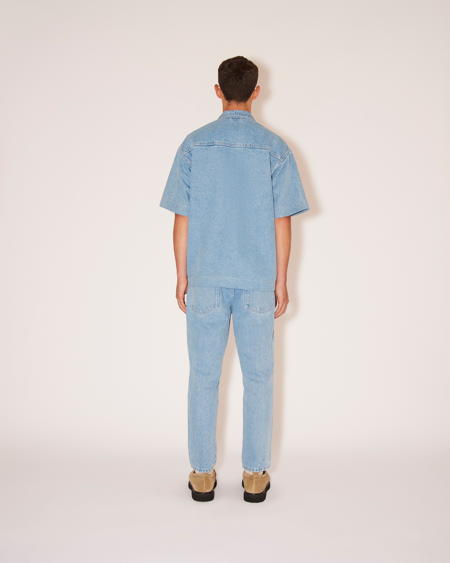 NIKO - Upcycled denim shirt - Light Wash - 4