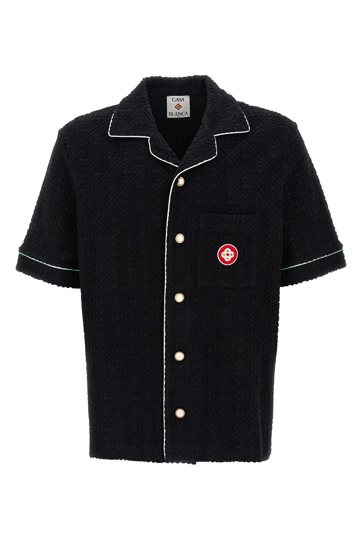 'Towelling Monogram' shirt - 1
