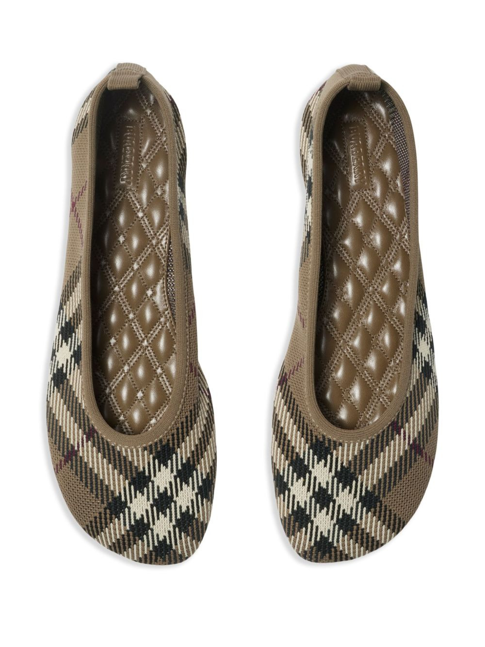 Burberry Checkered Ballerina Flats - 2