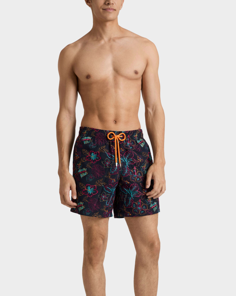 Vilebrequin MEN EMBROIDERED SWIM TRUNKS ISLAND FLOWERS - LIMITED EDITION outlook