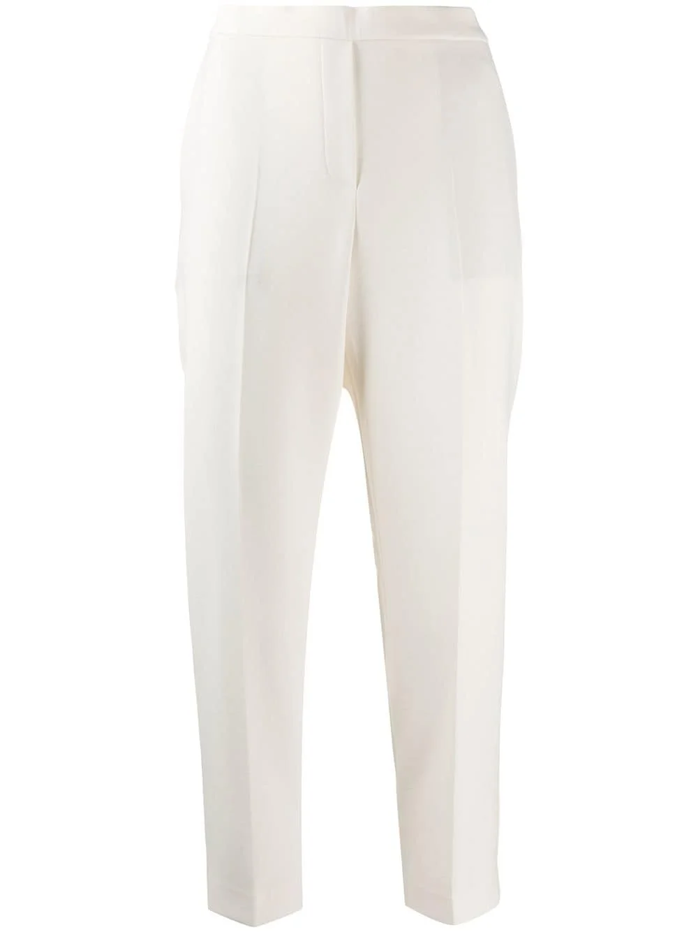 straight-leg cropped trousers - 1