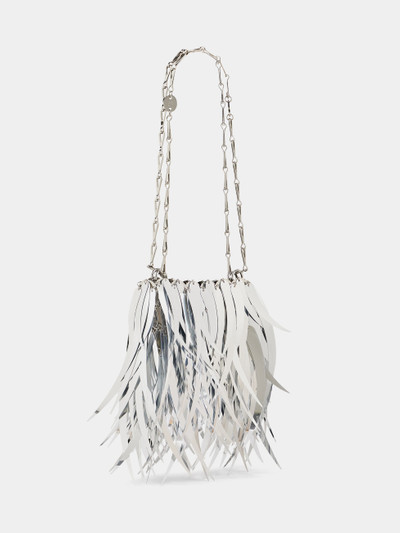 Paco Rabanne METALLIC SILVER BAG WITH FEATHERS ASSEMBLAGE outlook