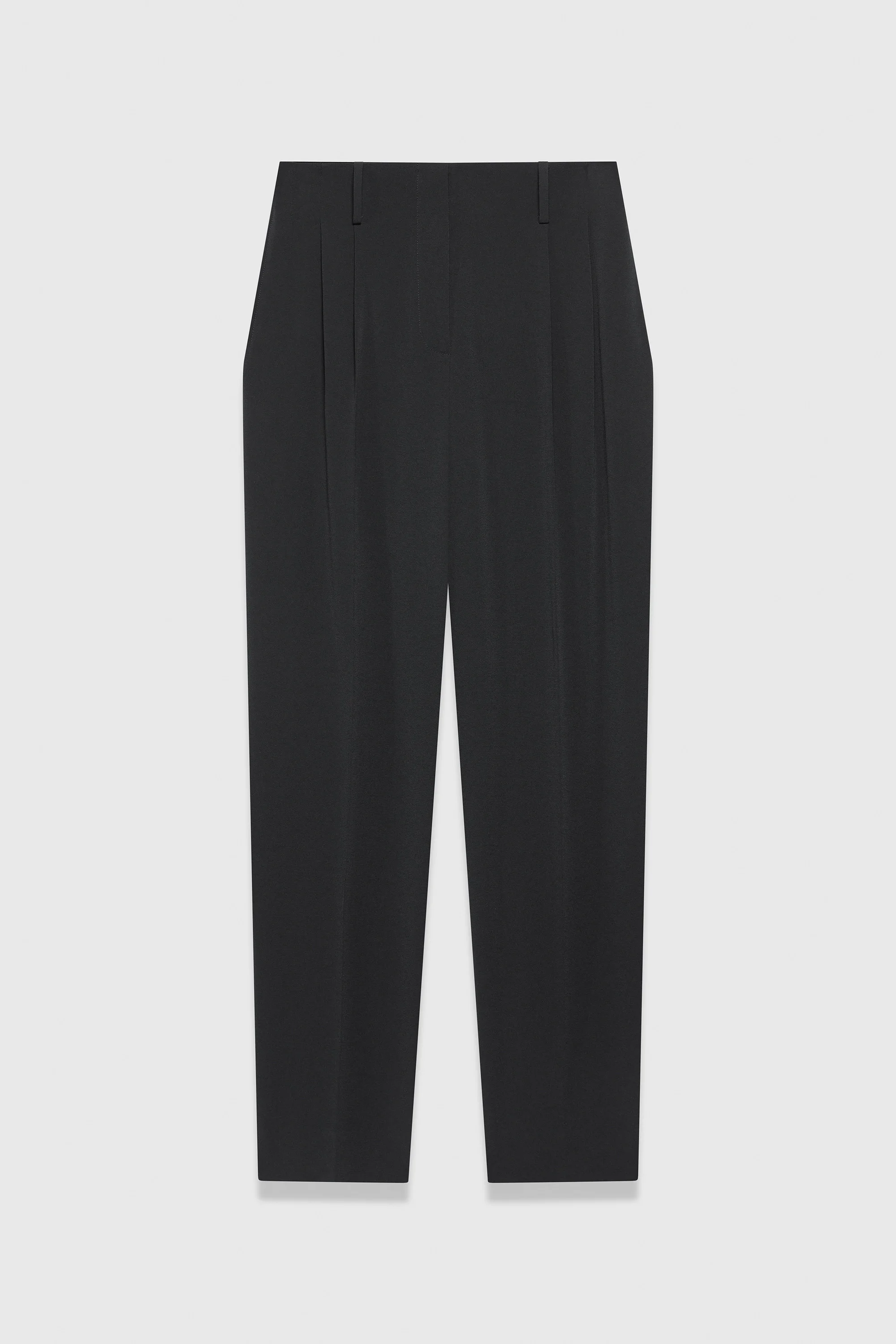 Clever Crepe Siena Slim Barrel-Leg Trousers - 1