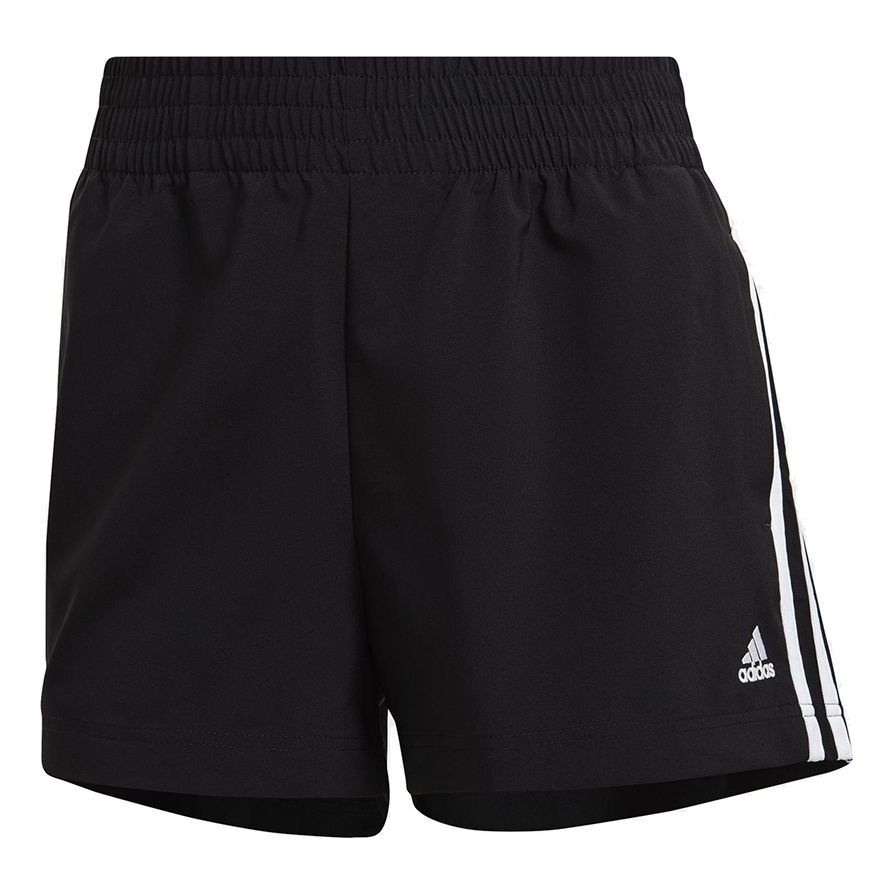 (WMNS) adidas W 3s Wv Sho Training Sports Stripe Woven Shorts Black GM5549 - 1