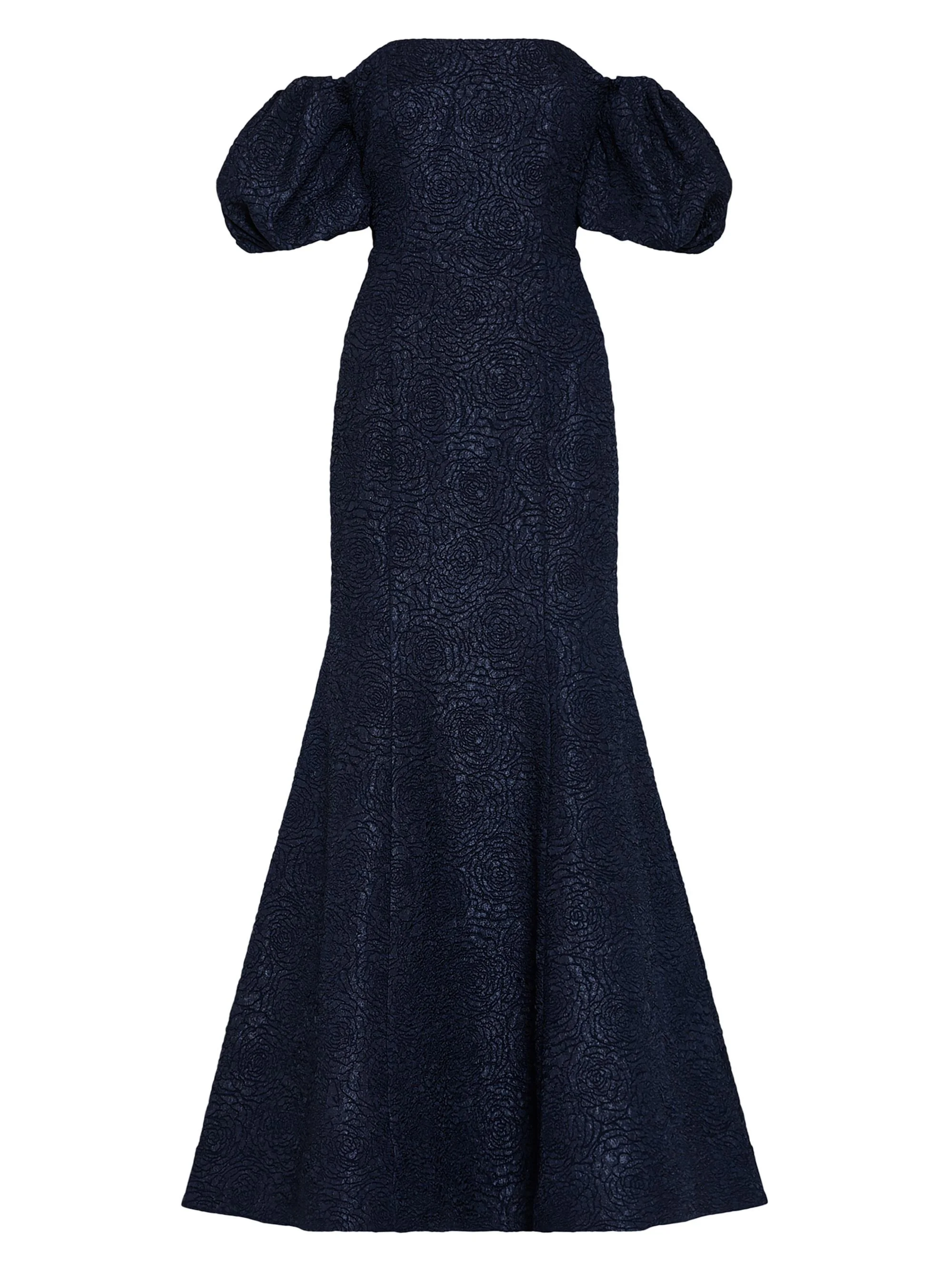 Women's Alexi Off-The-Shoulder Mermaid Gown - Navy - 1