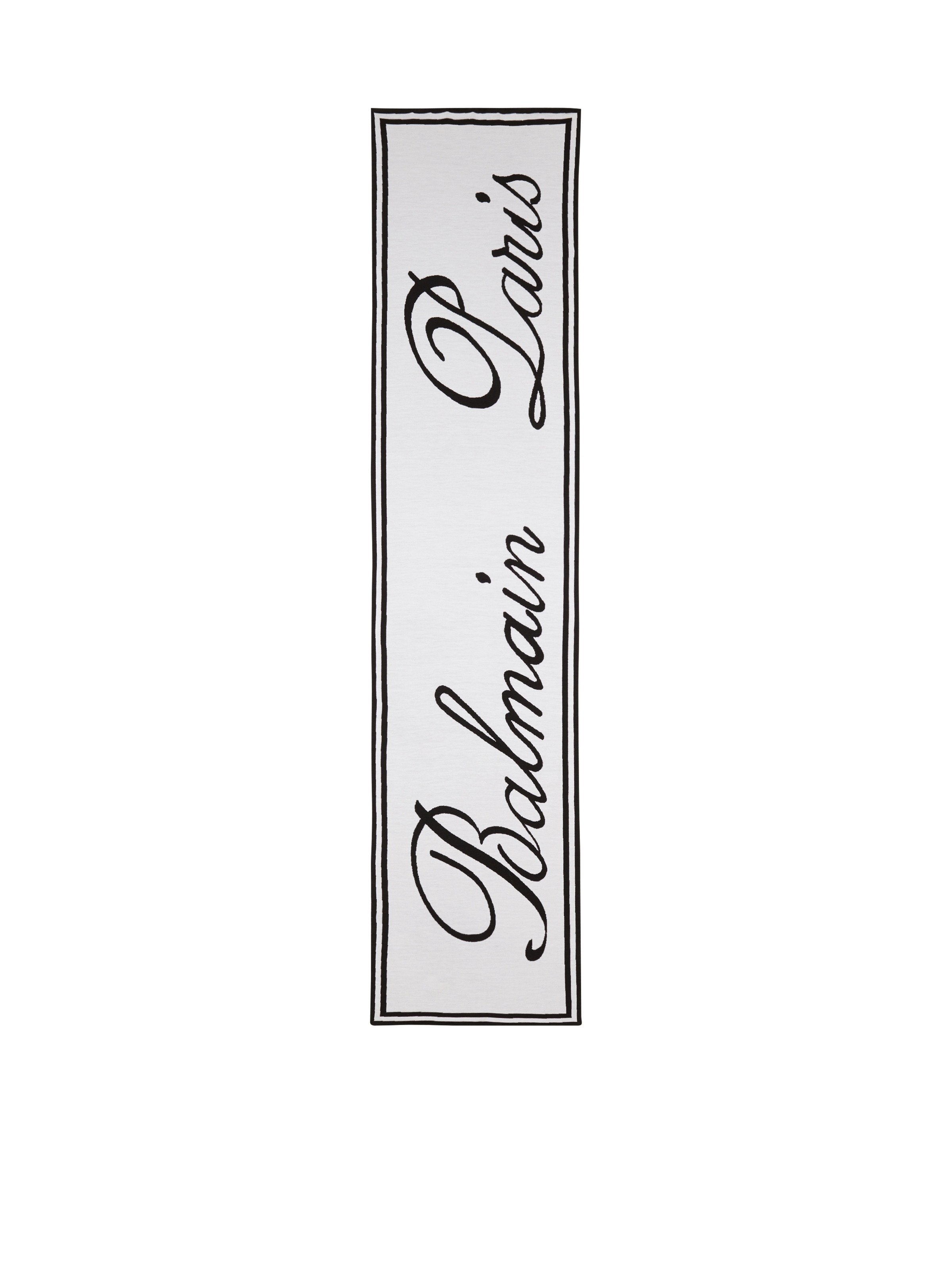Balmain Signature reversible scarf - 1