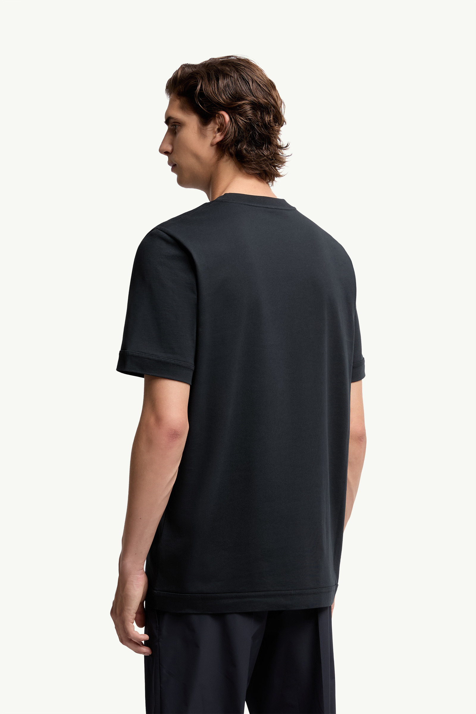 Logo Patch Cotton T-Shirt - 5