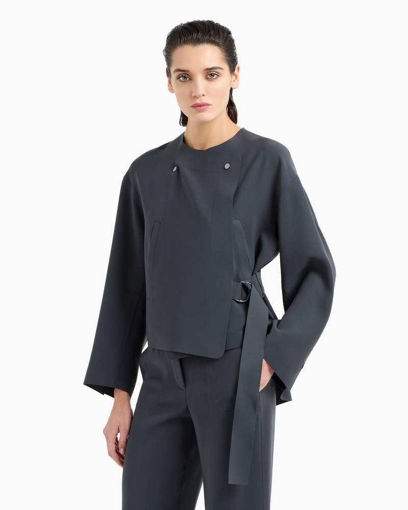 GIORGIO ARMANI BLOUSON IN TECHNICAL CADY outlook