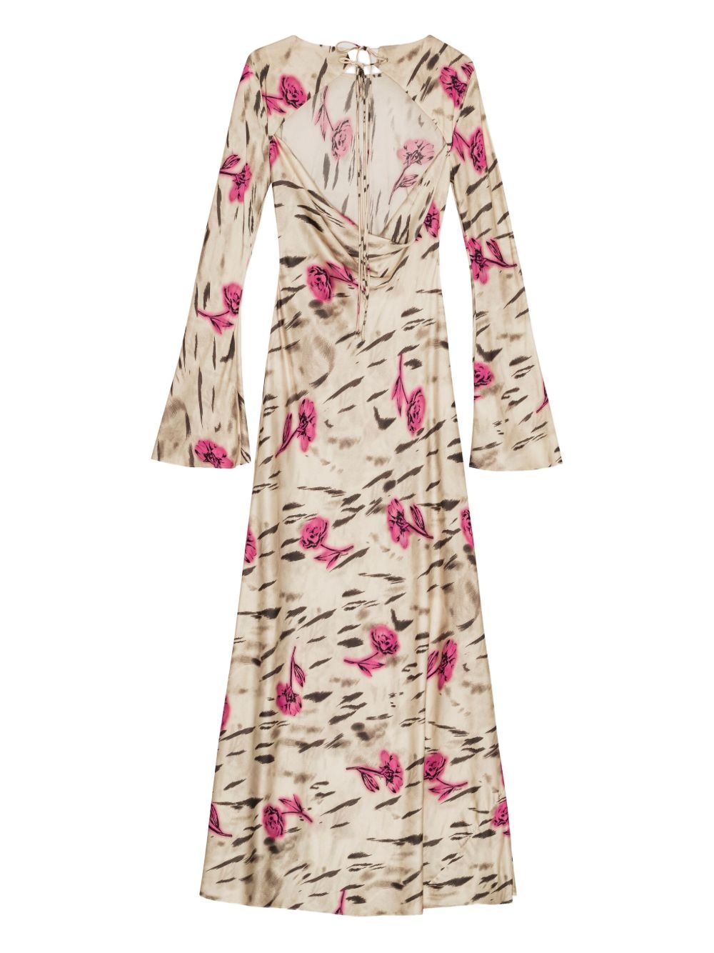 floral-print midi dress - 6