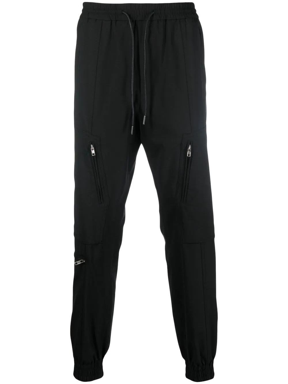 drawstring track pants - 1