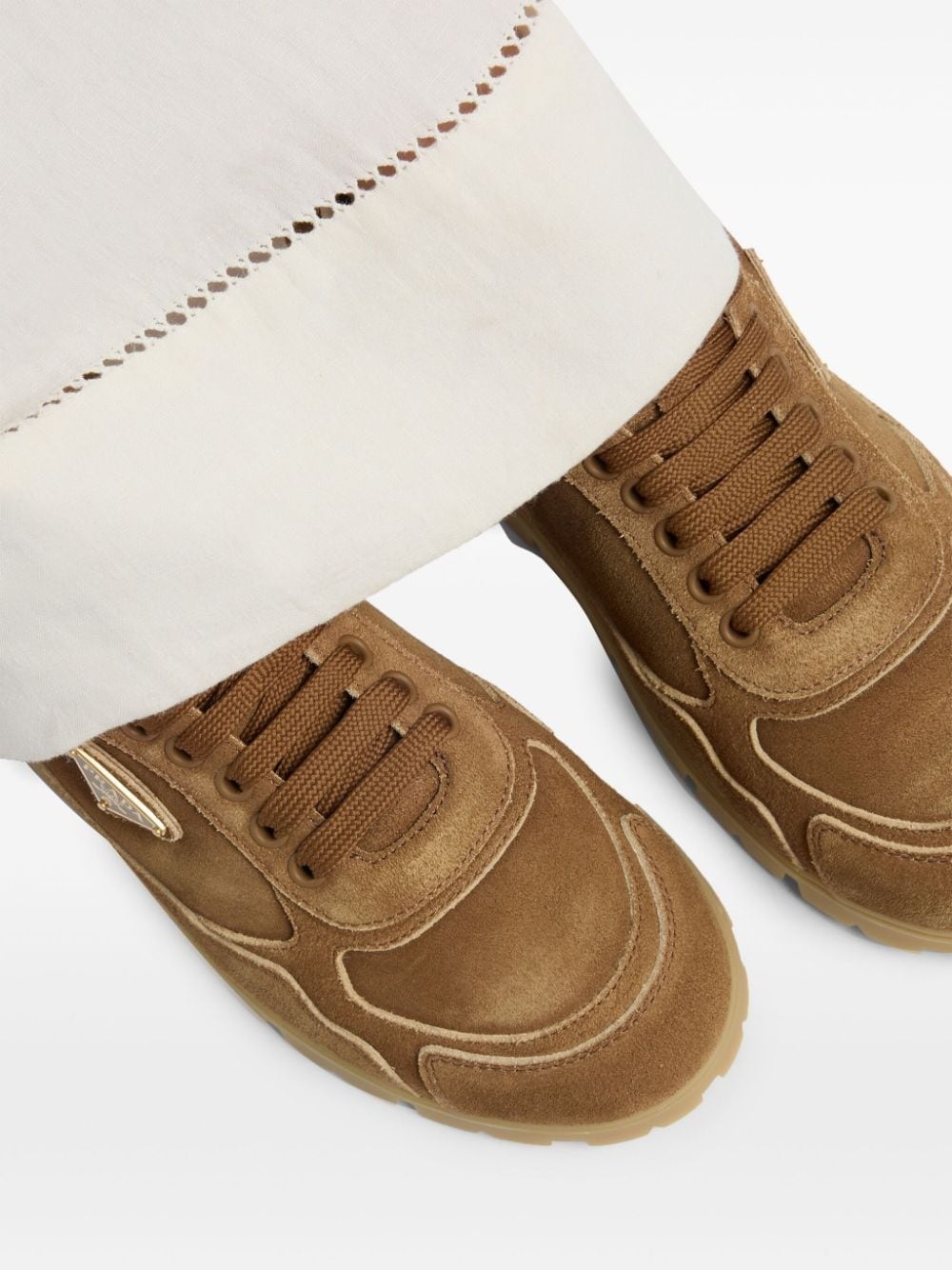 Faded suede sneakers - 6