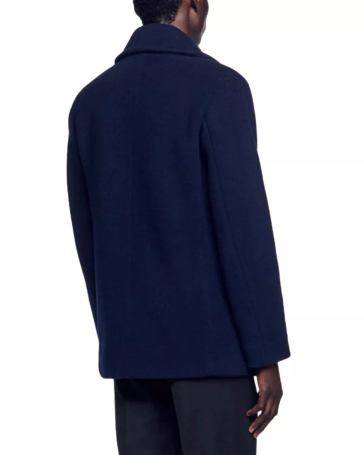 Wool Blend Peacoat - 4