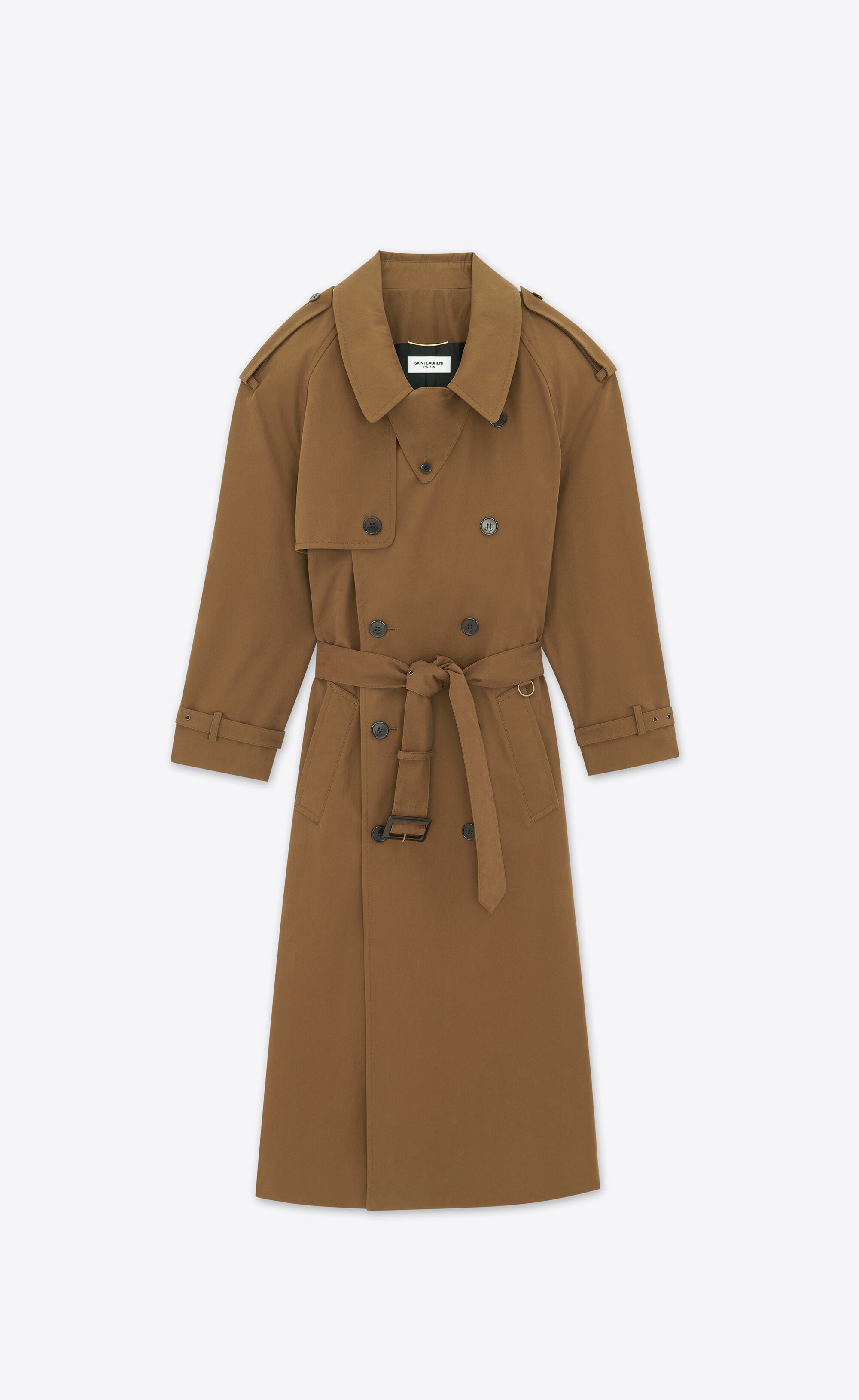 trench coat in cotton - 4