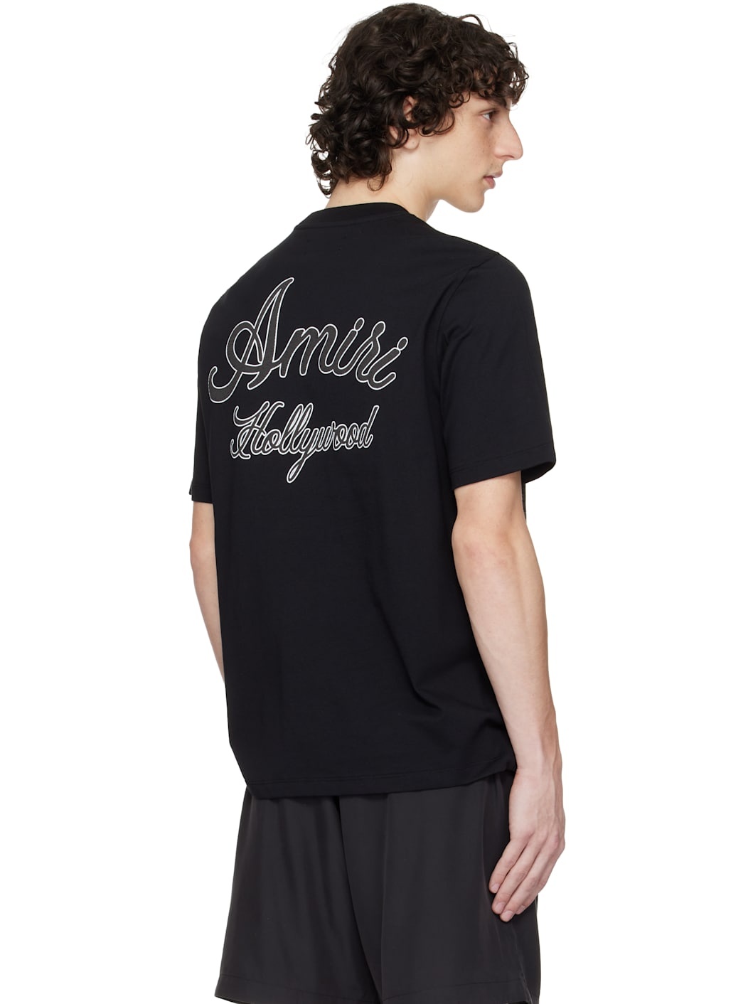 Black 'AMIRI Hollywood' T-shirt - 3