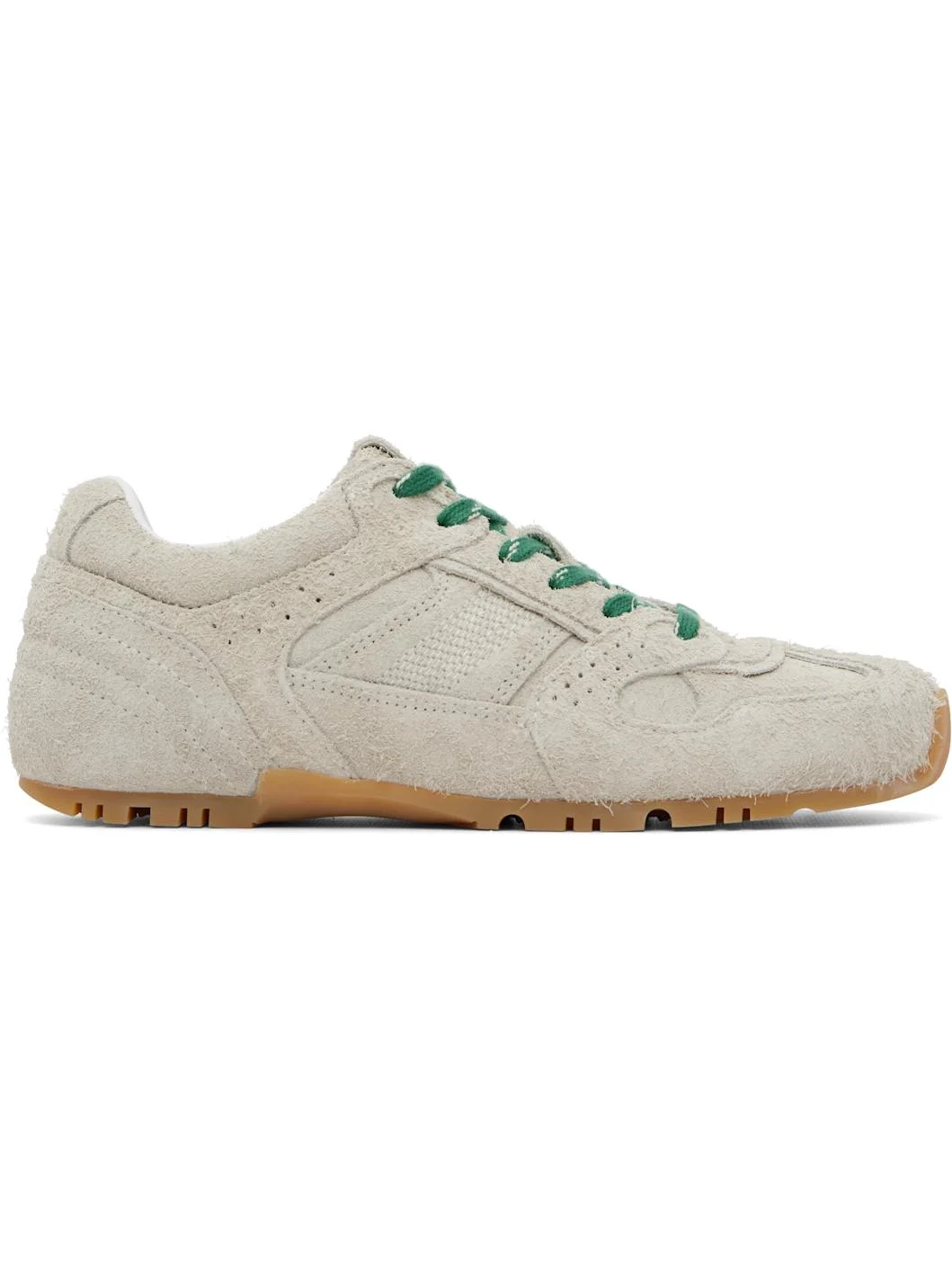 Gray Tb.56 Suede Sneakers - 1