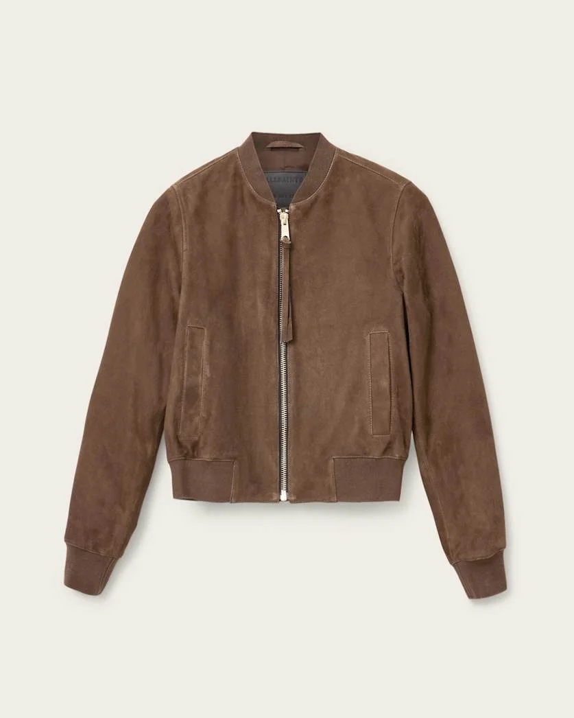 ORTEN SUEDE BOMBER JACKET - 1