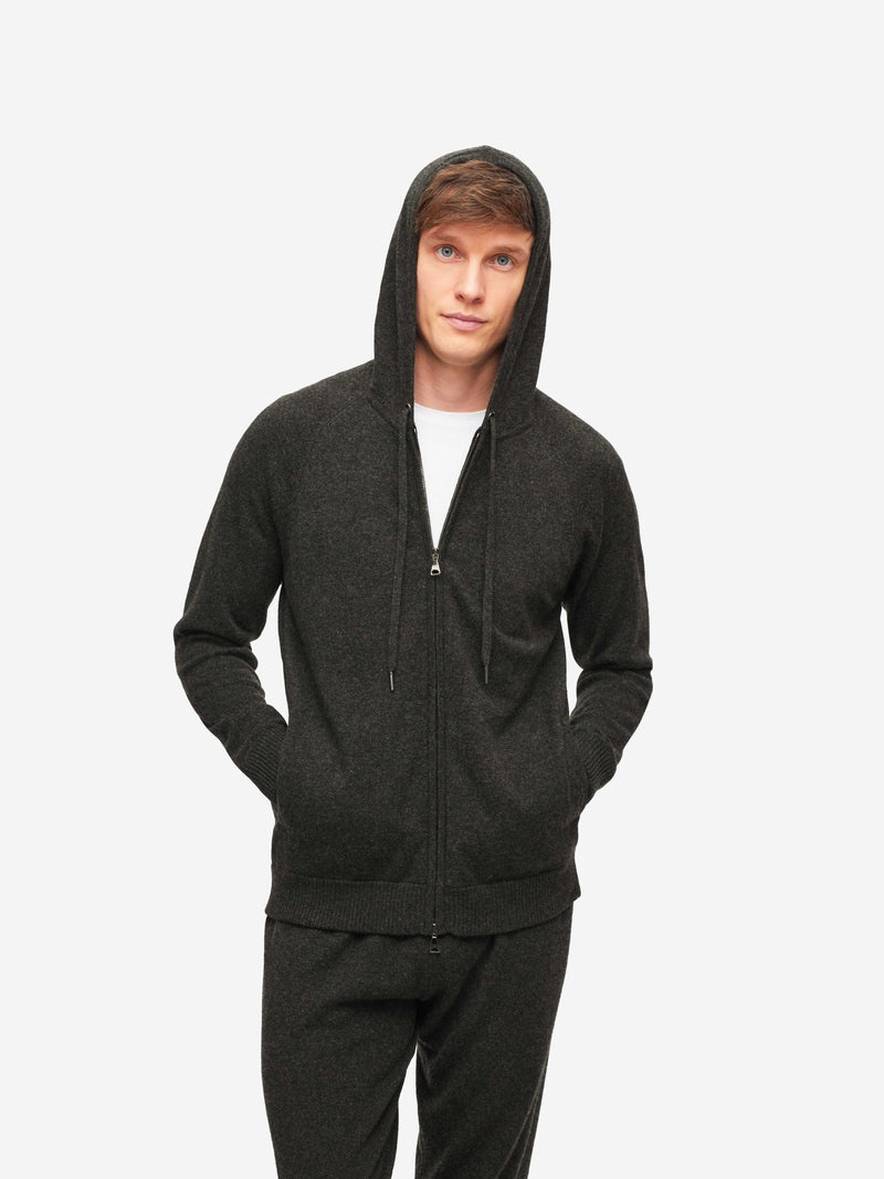 Men's Hoodie Finley Cashmere Charcoal - 2