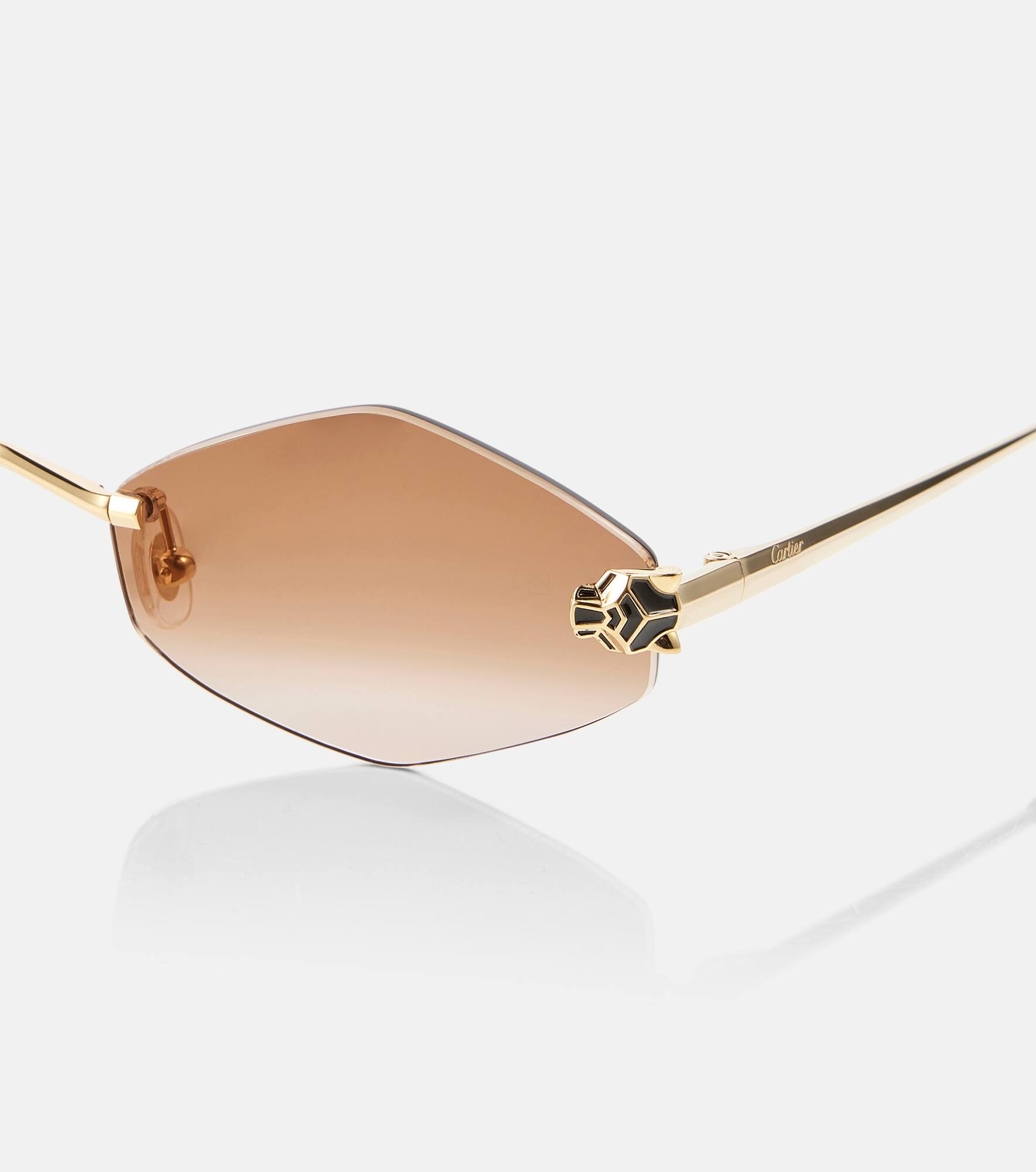 Panthère de Cartier geometric sunglasses - 2