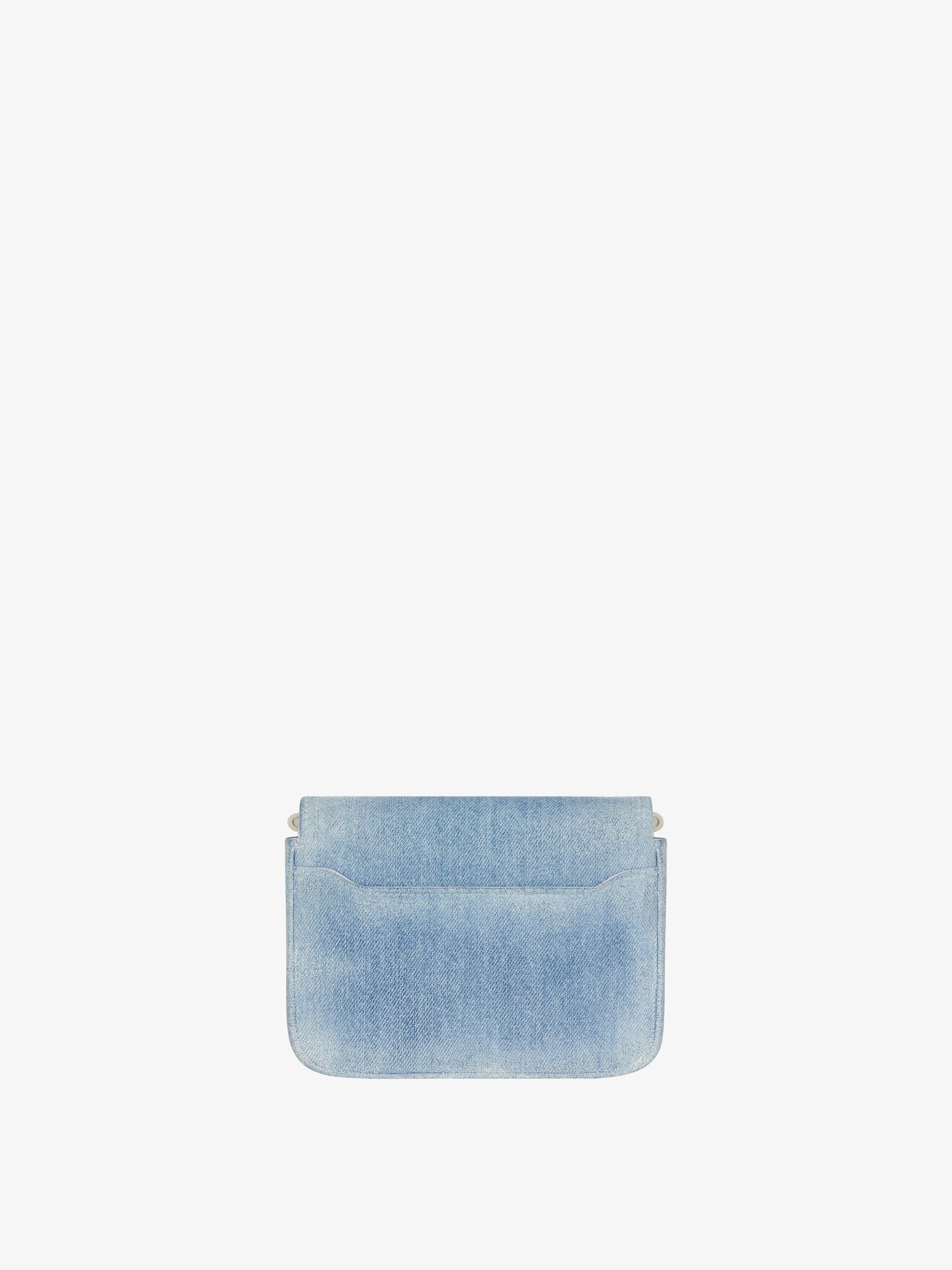 SMALL 4G BAG IN DENIM WITH CHAIN - 5