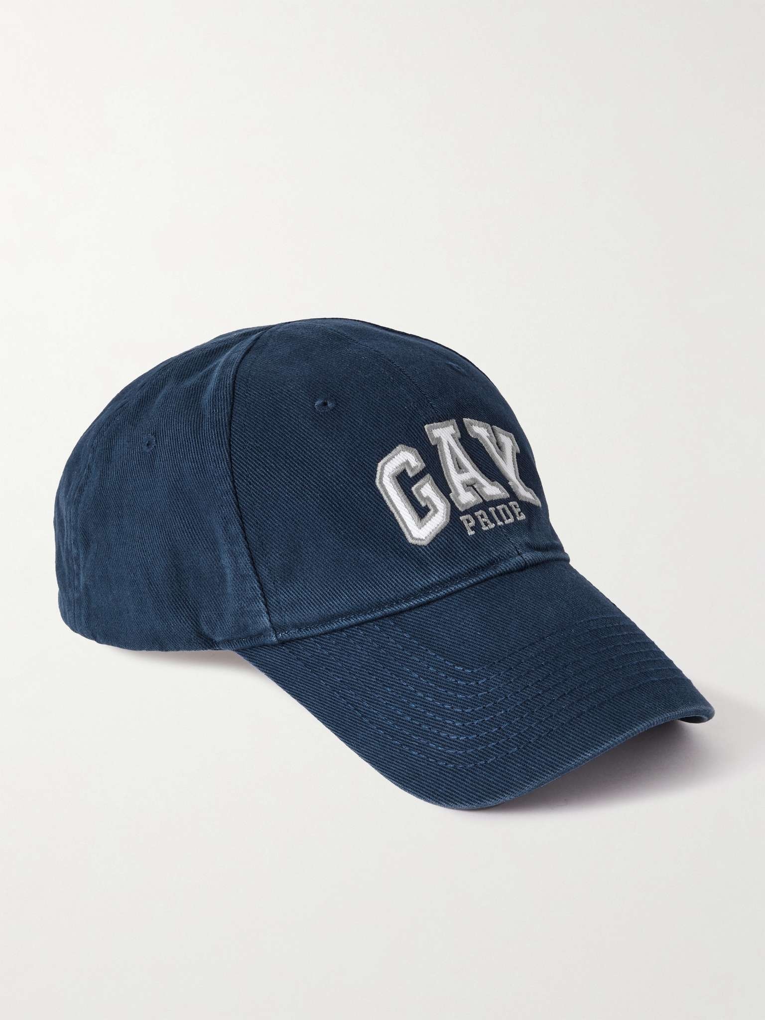 Embroidered Cotton-Twill Baseball Cap - 1