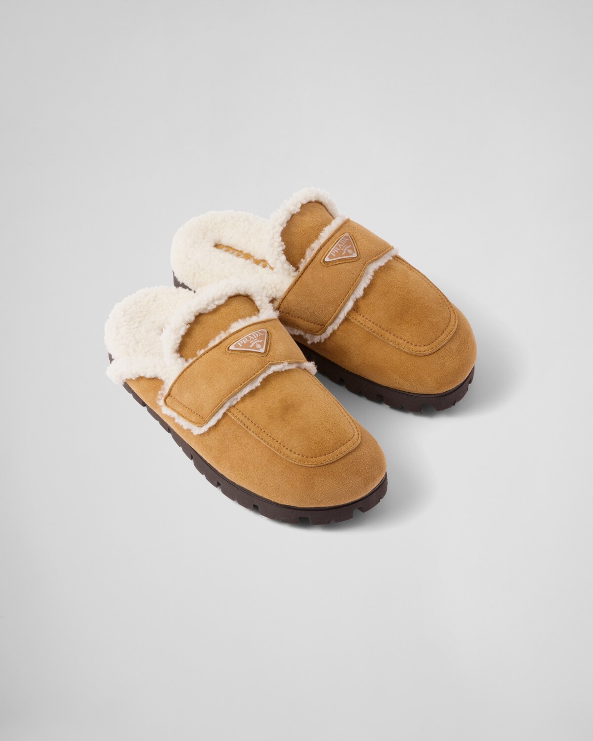 Shearling sabots - 4