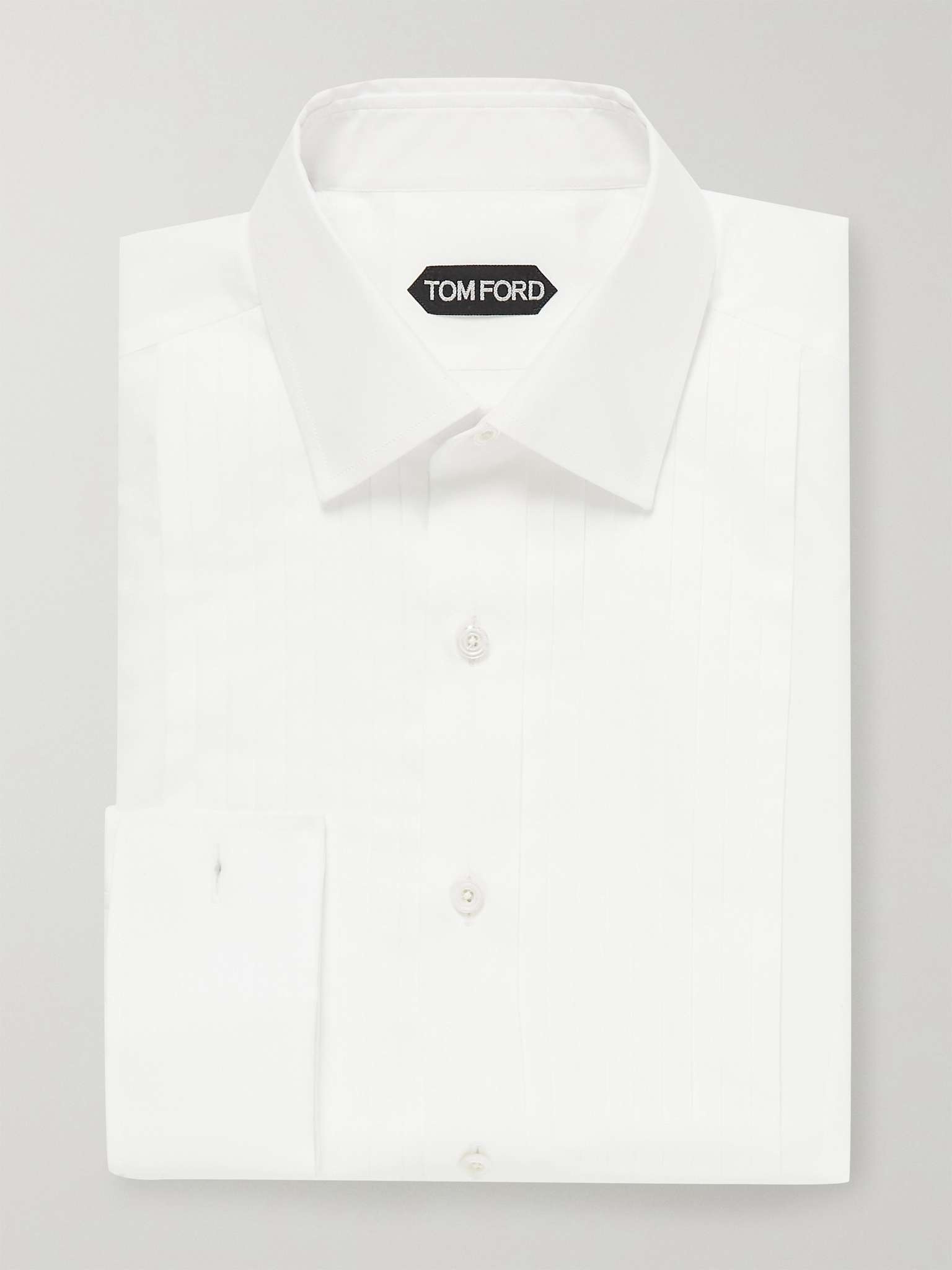 Bib-Front Cotton Tuxedo Shirt - 1