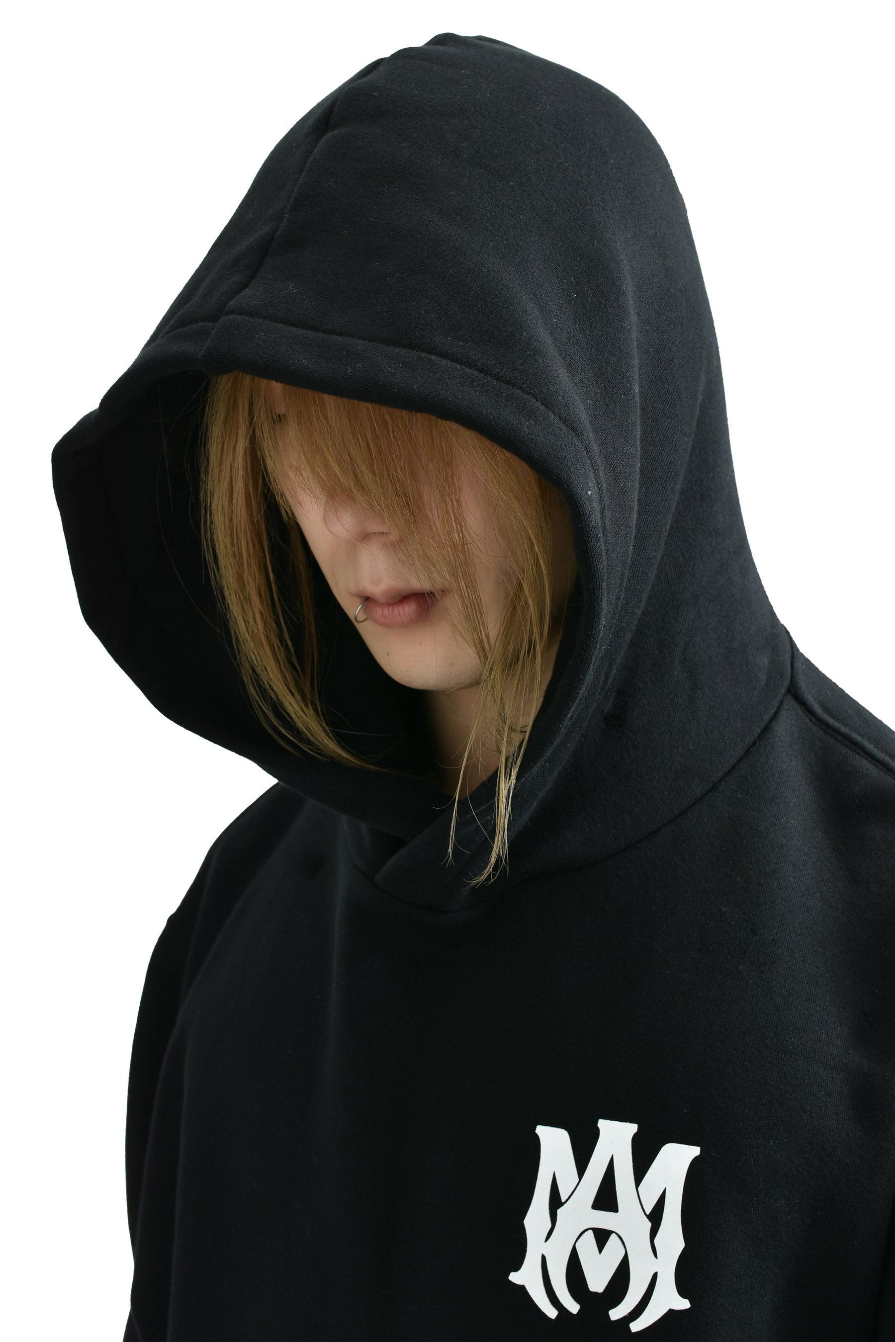 MA CORE LOGO HOODIE / BLK - 4