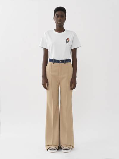 Chloé BIMATERIAL FLARE PANTS outlook