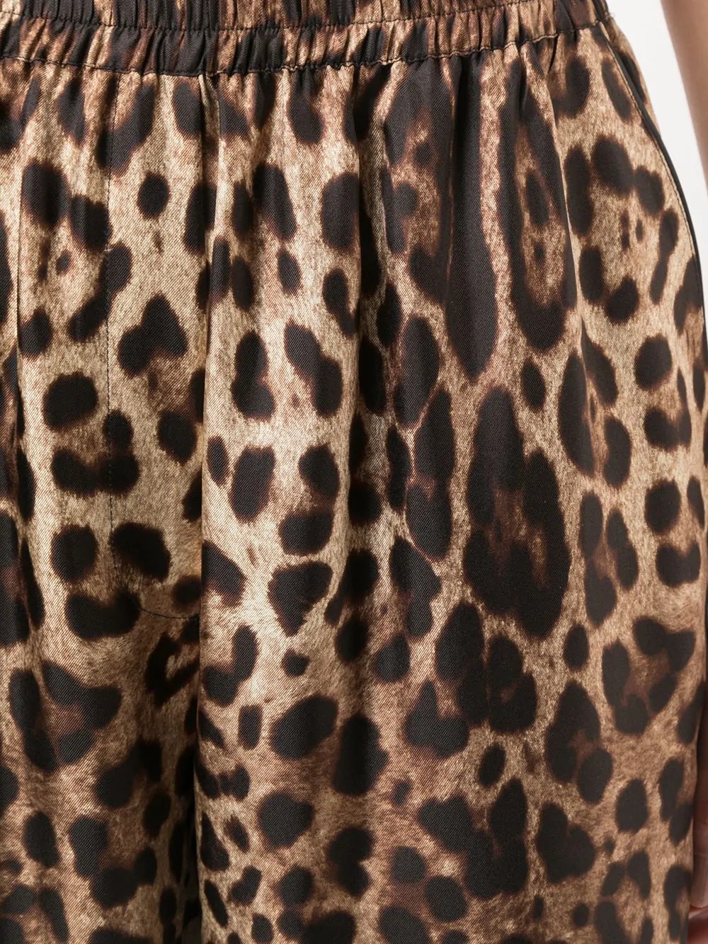 leopard print track trousers - 5