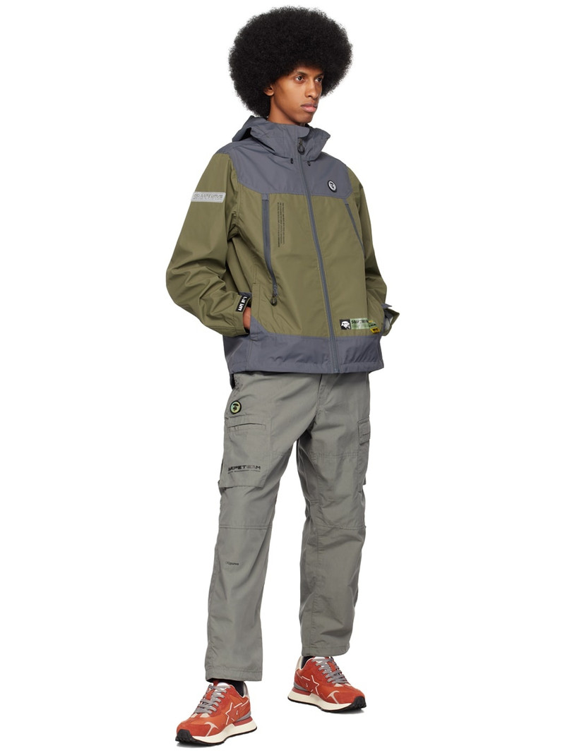 A BATHING APE® Orange & Gray Road Sta Express Sneakers outlook