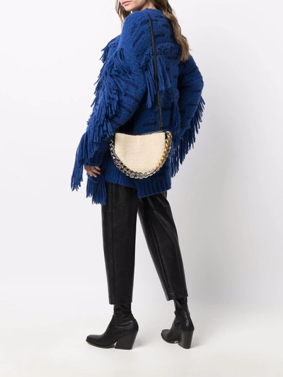 Stella McCartney small Frayme faux-shearling bag outlook