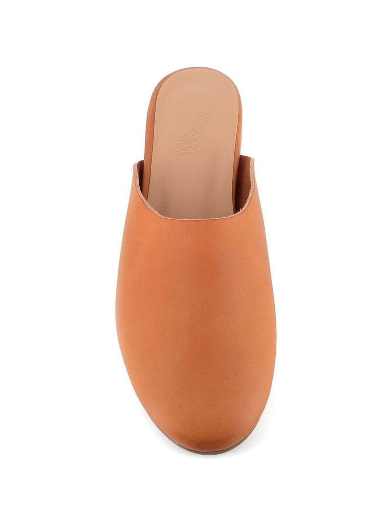 leather flat mules 3