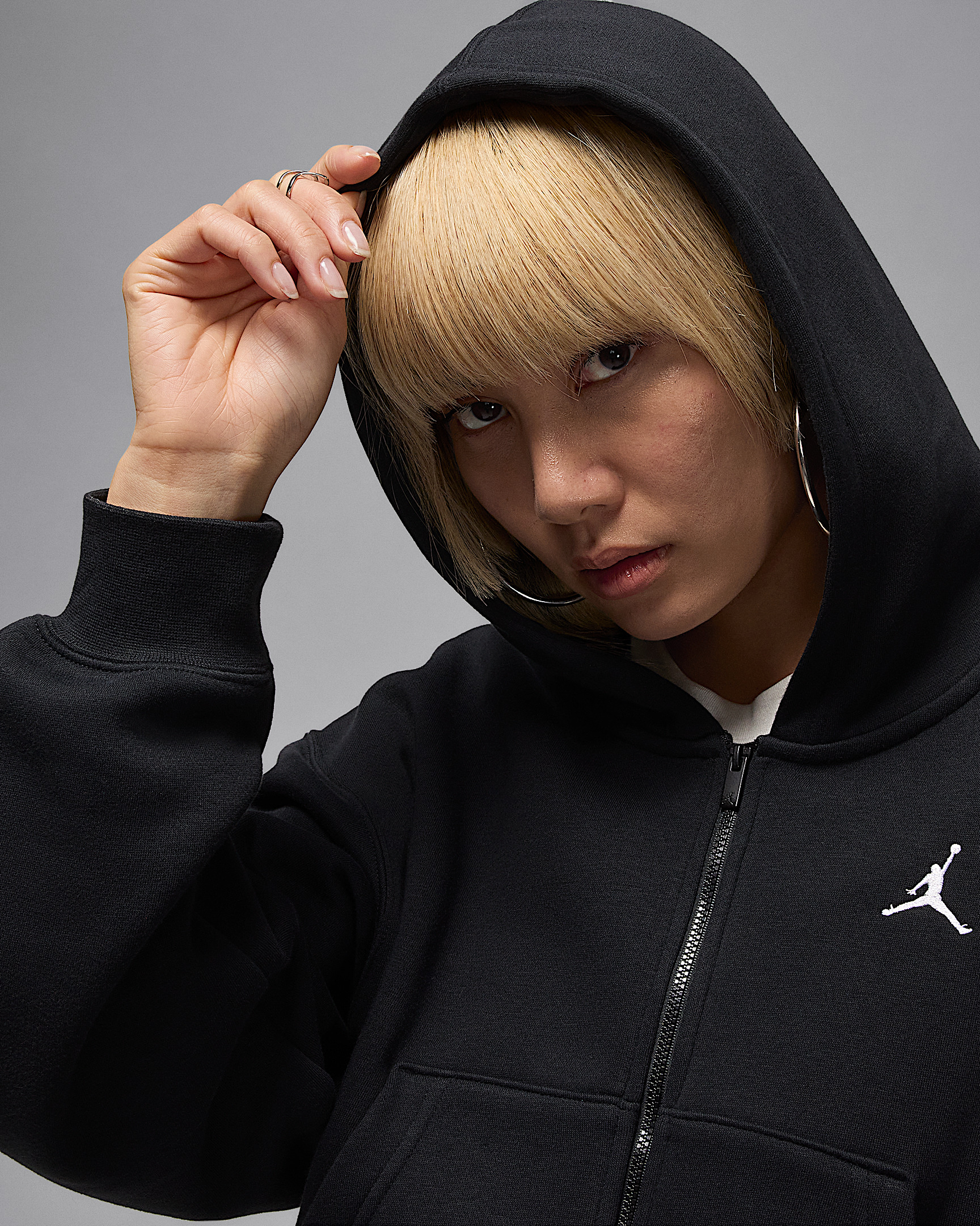 Jordan Brooklyn Fleece Women's Cropped Full-Zip Hoodie - 3