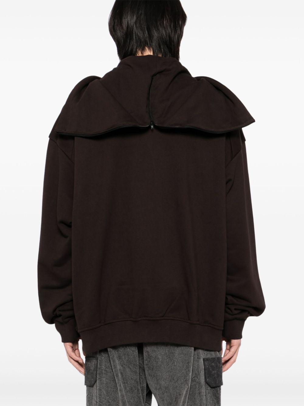 zip-up hooded jacket - 4