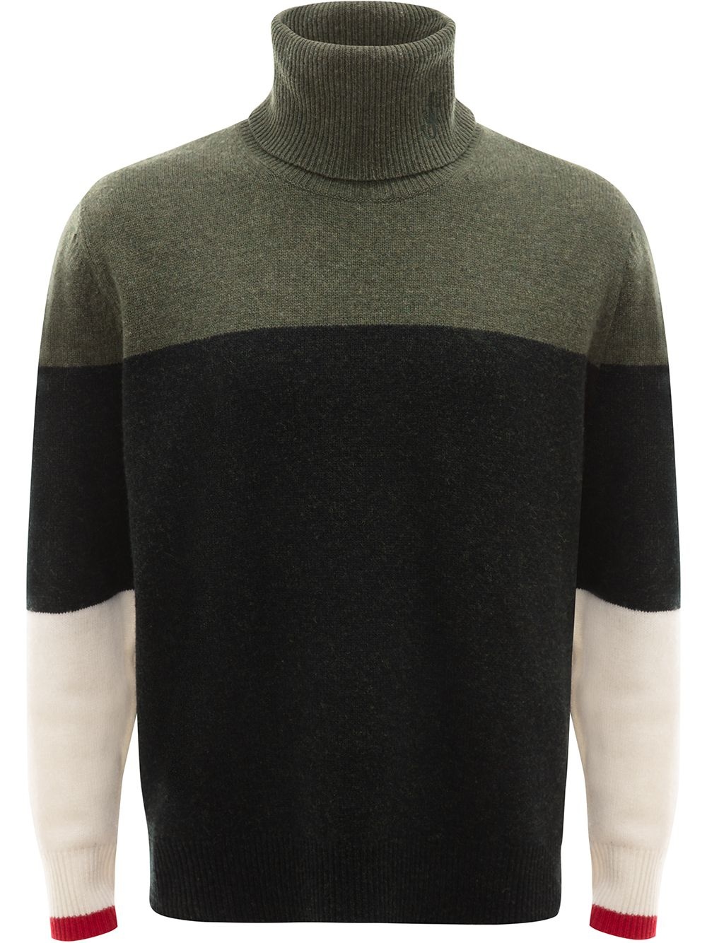 colourblock knitted jumper - 1