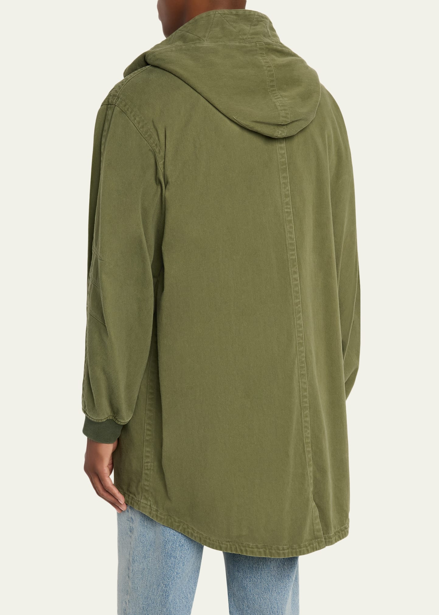 Men's Kemet Washed Cotton Fishtail Parka Jacket - 3