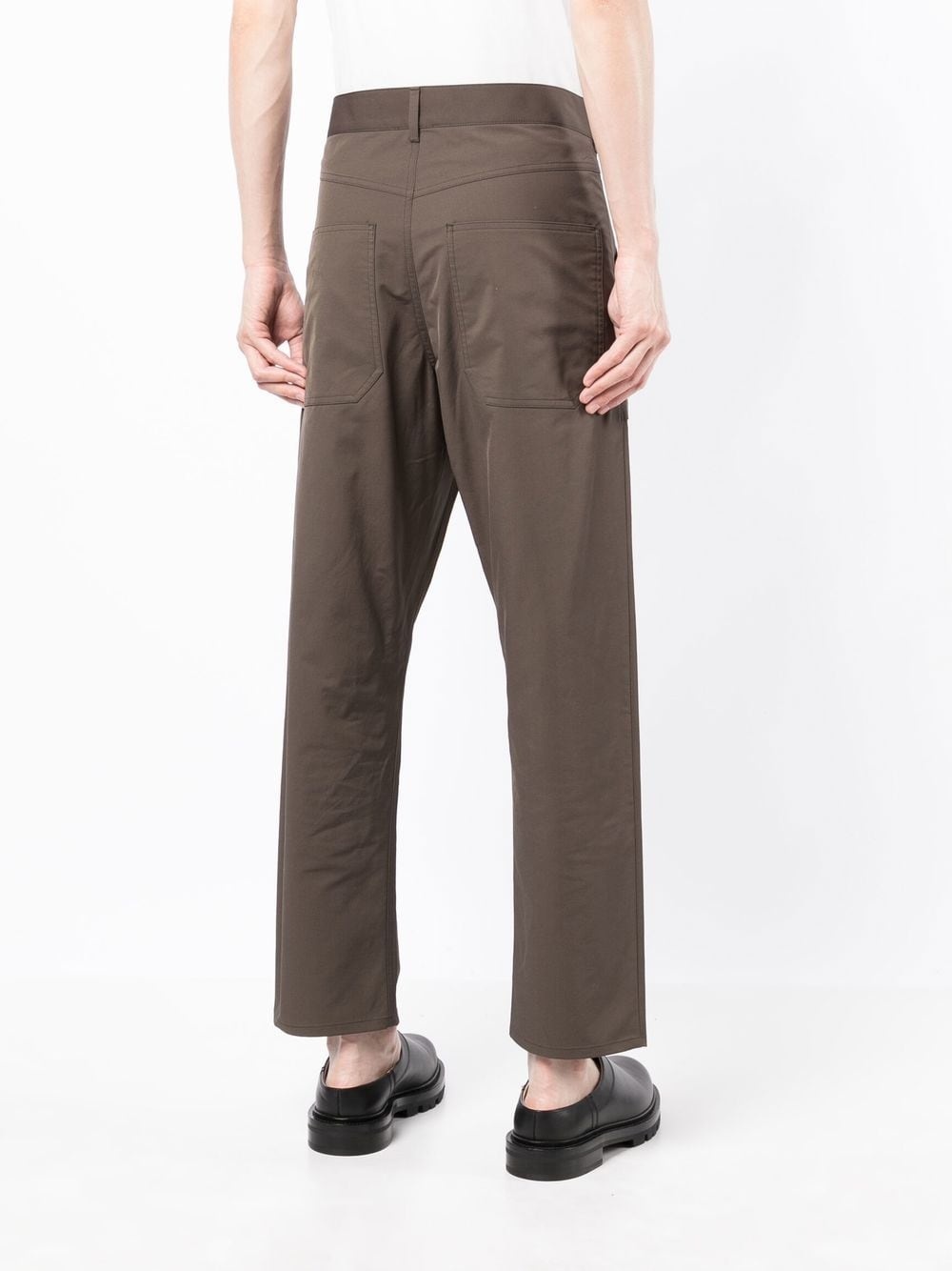 HIGH-RISE STRAIGHT-LEG TROUSERS - 4