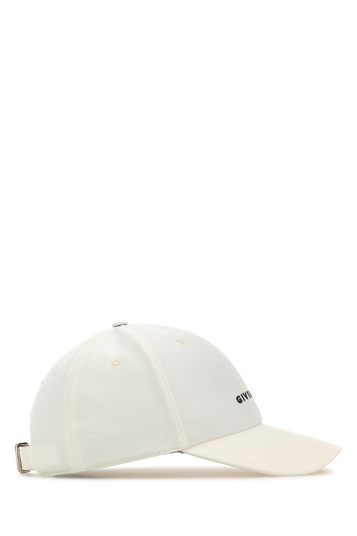White cotton blend baseball cap - 2