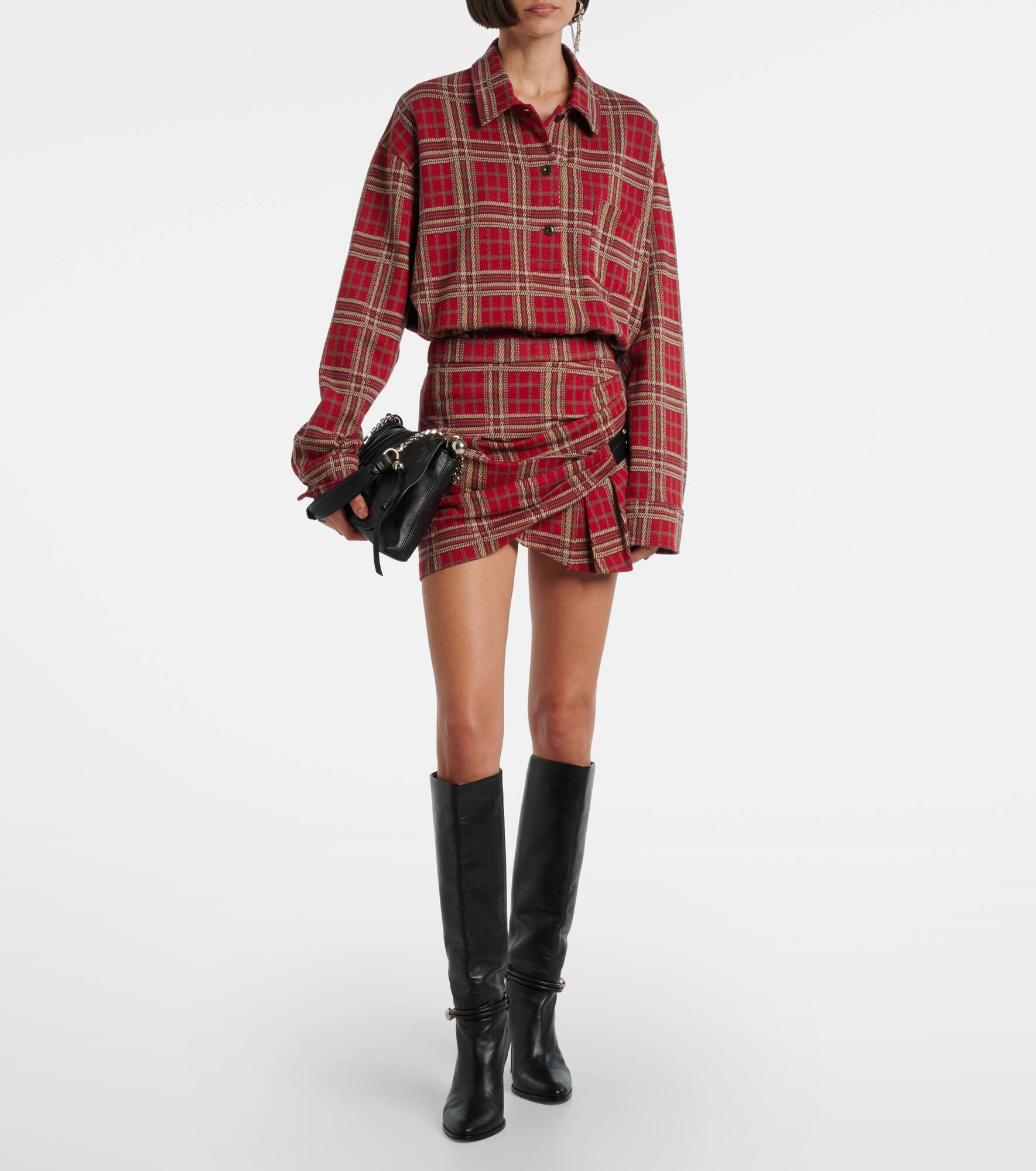 Brunagd plaid cotton shirt - 7