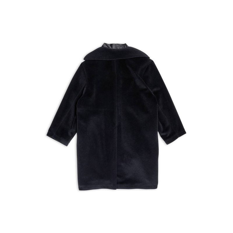 Men's Deconstructed Carcoat in Black 5