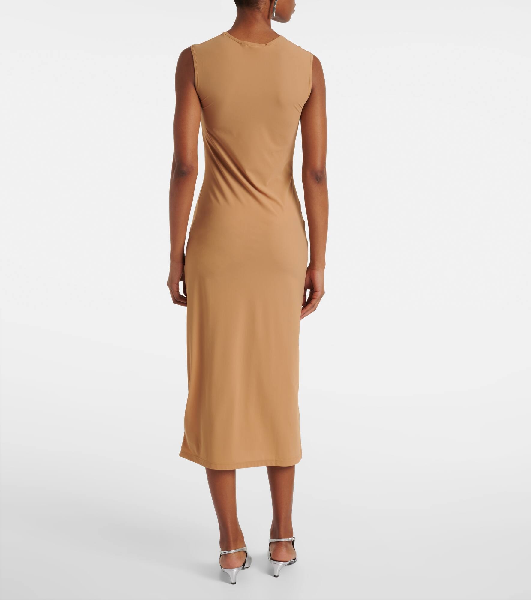 Jersey midi dress - 3